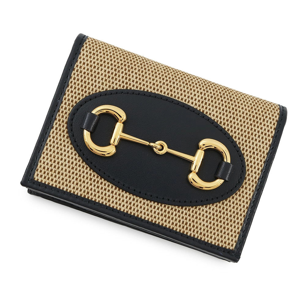 Gucci Bi fold Wallet Horsebit Compact